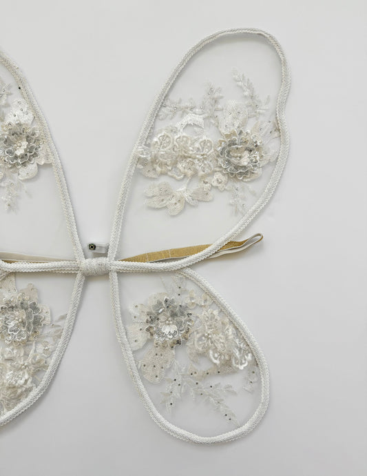 LED Embroidery Lace Fairy Wing, Wand, and Tutu Set