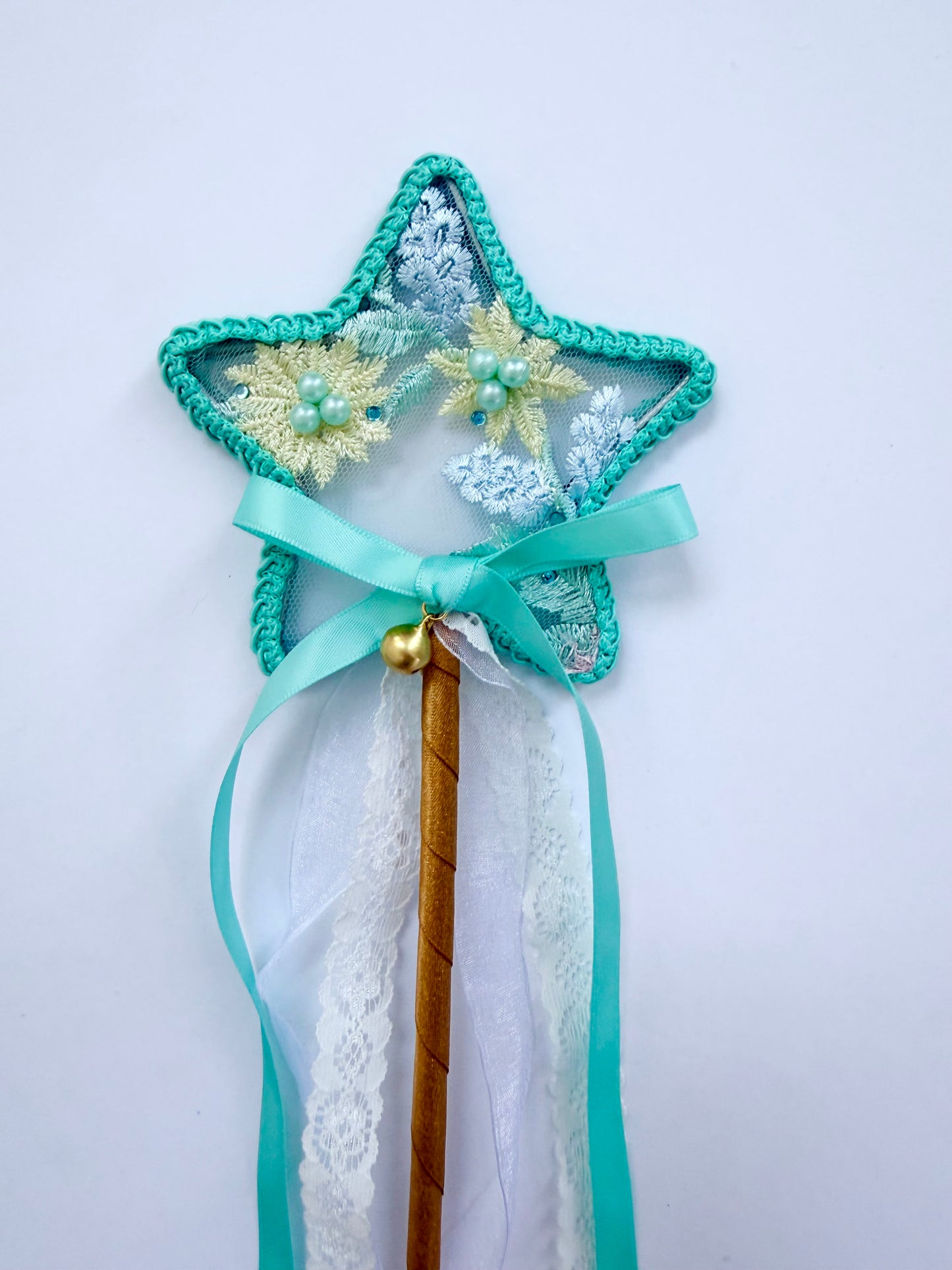 LED Embroidery Lace Fairy Wing, Wand, and Tutu Set