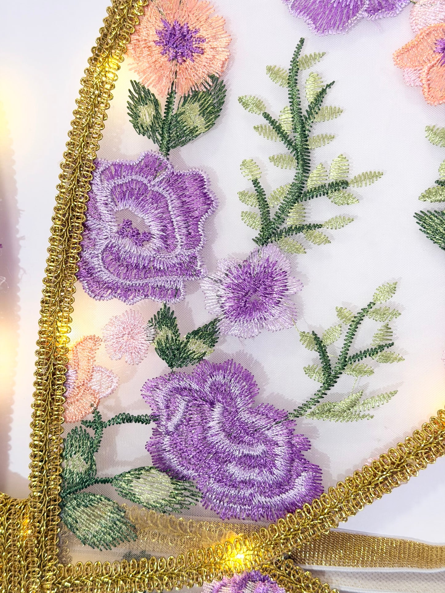 LED Embroidery Lace Fairy Wing and Wand Set