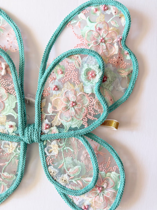 LED Embroidery Lace Double Fairy Wing