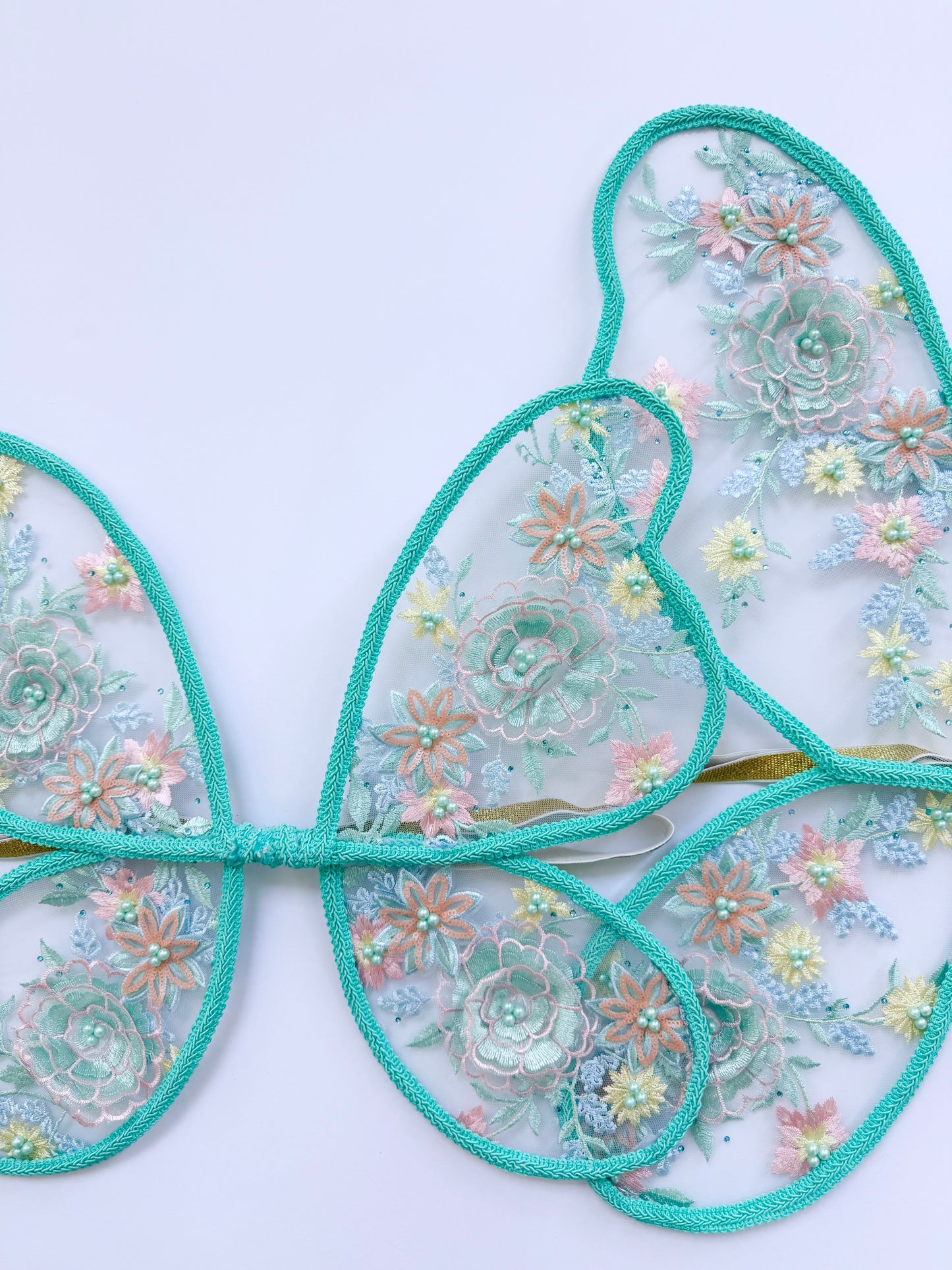 LED Embroidery Lace Fairy Wing and Wand Set