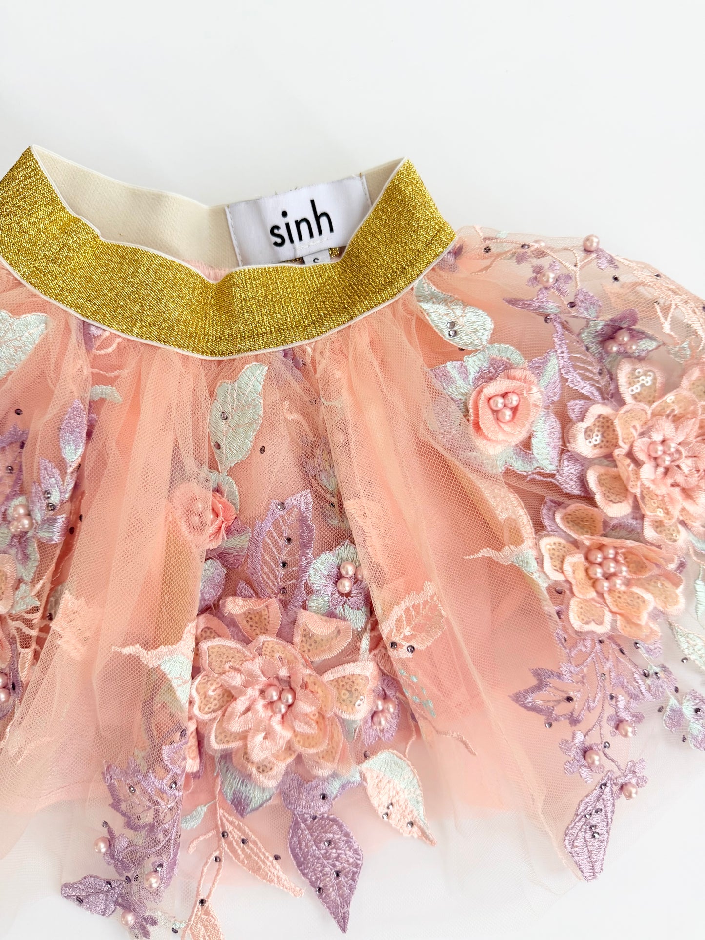 Embroidery Lace Tutu Skirt