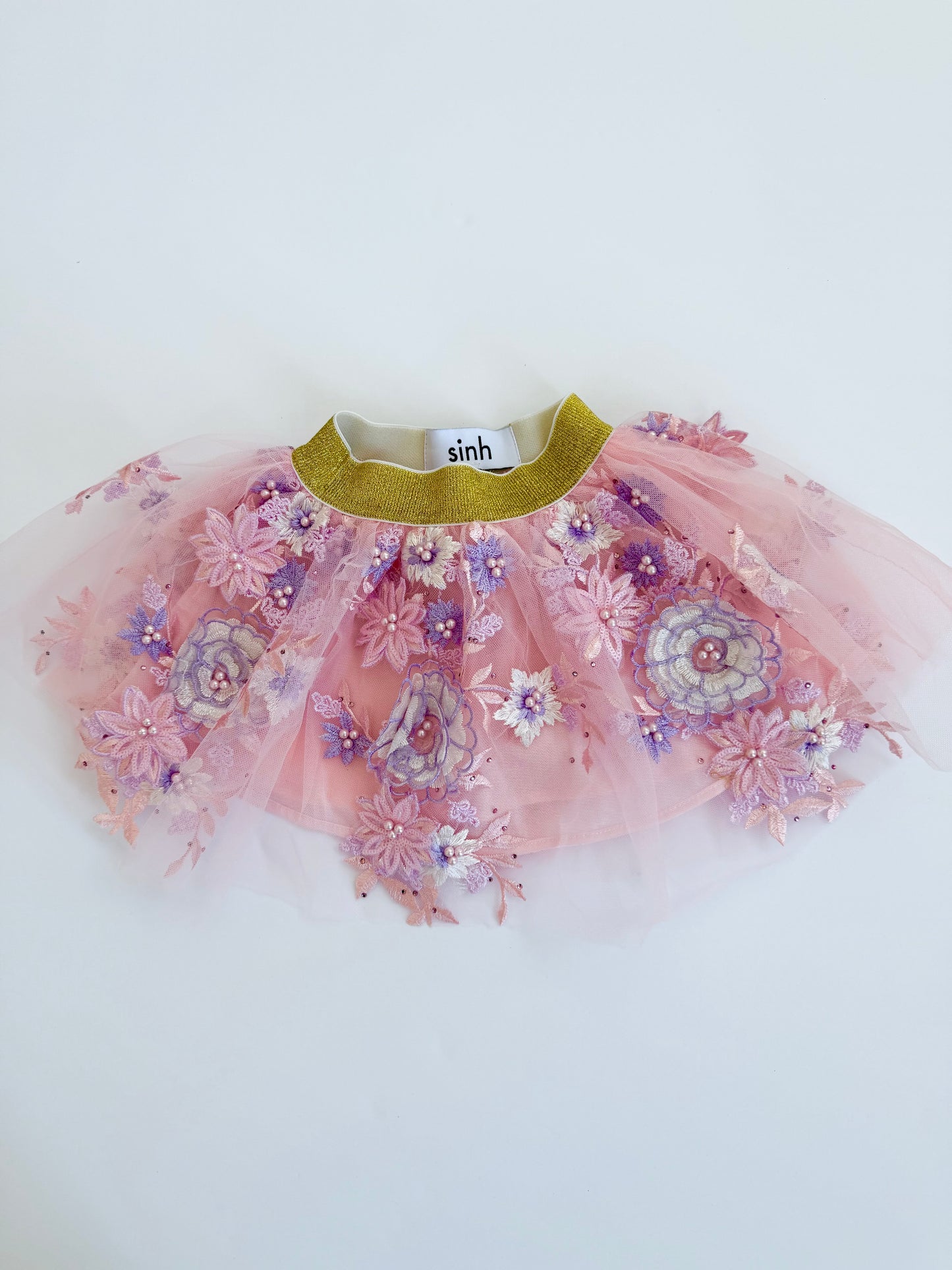Embroidery Lace Tutu Skirt
