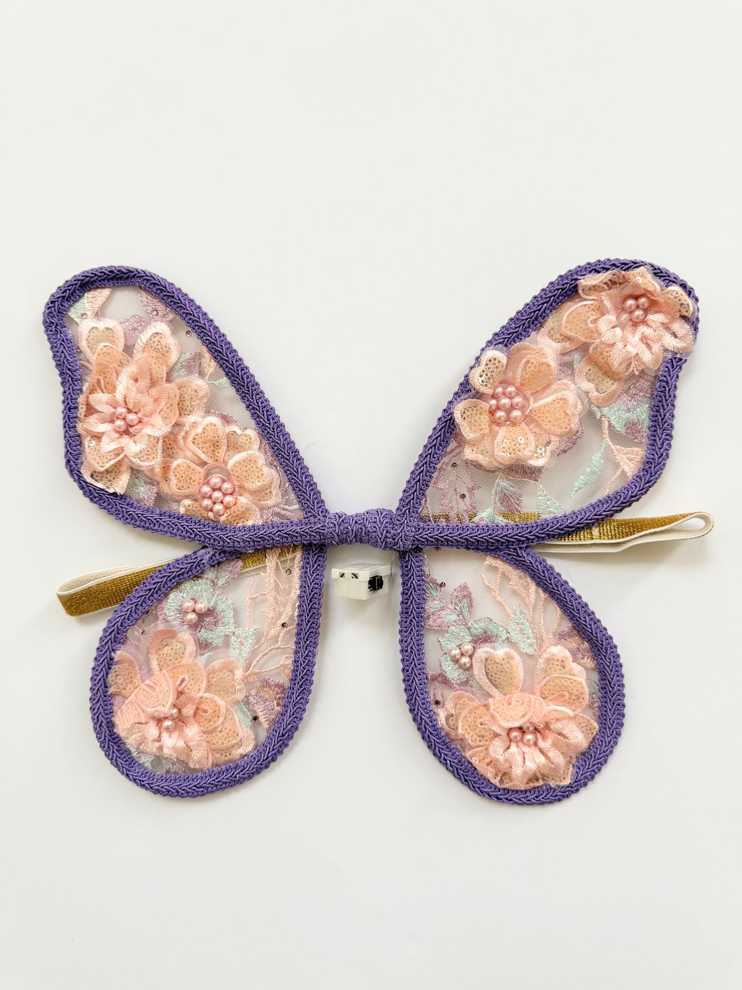 LED Embroidery Lace Fairy Wing and Wand Set