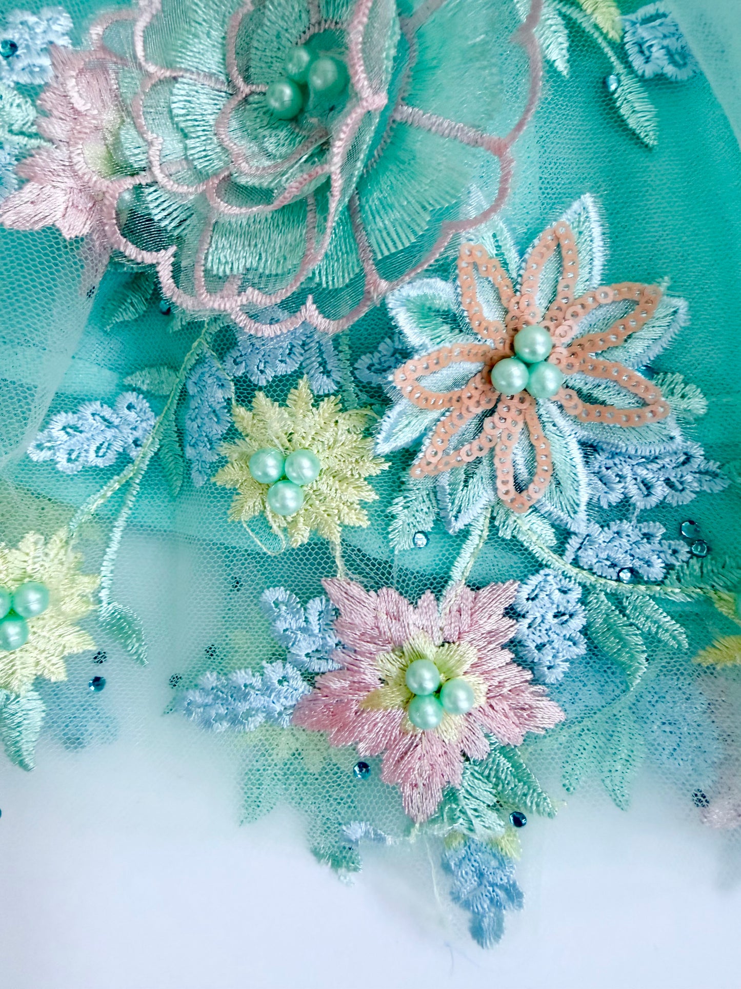 LED Embroidery Lace Fairy Wing, Wand, and Tutu Set