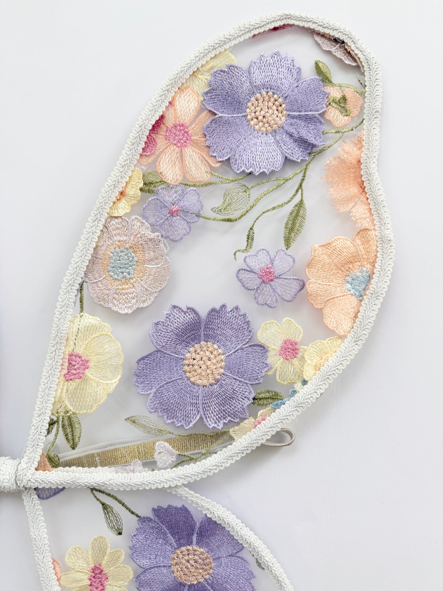 LED Embroidery Lace Fairy Wing, Wand, and Tutu Set