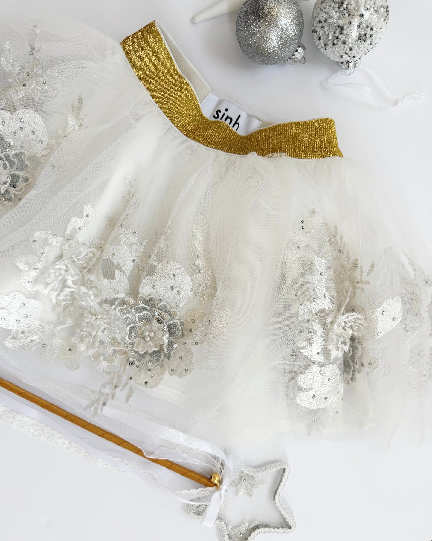 Embroidery Lace Tutu Skirt