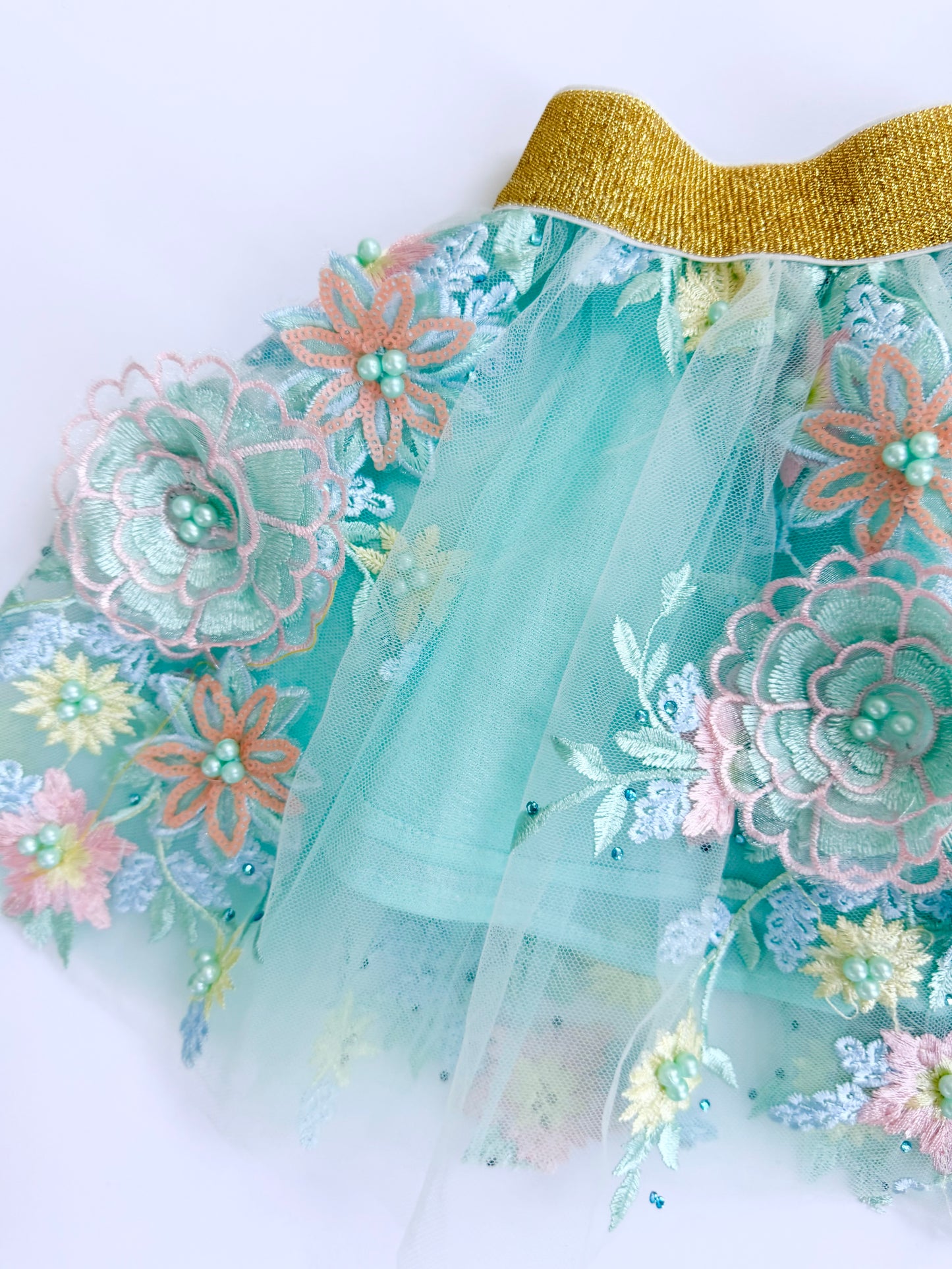 LED Embroidery Lace Fairy Wing, Wand, and Tutu Set