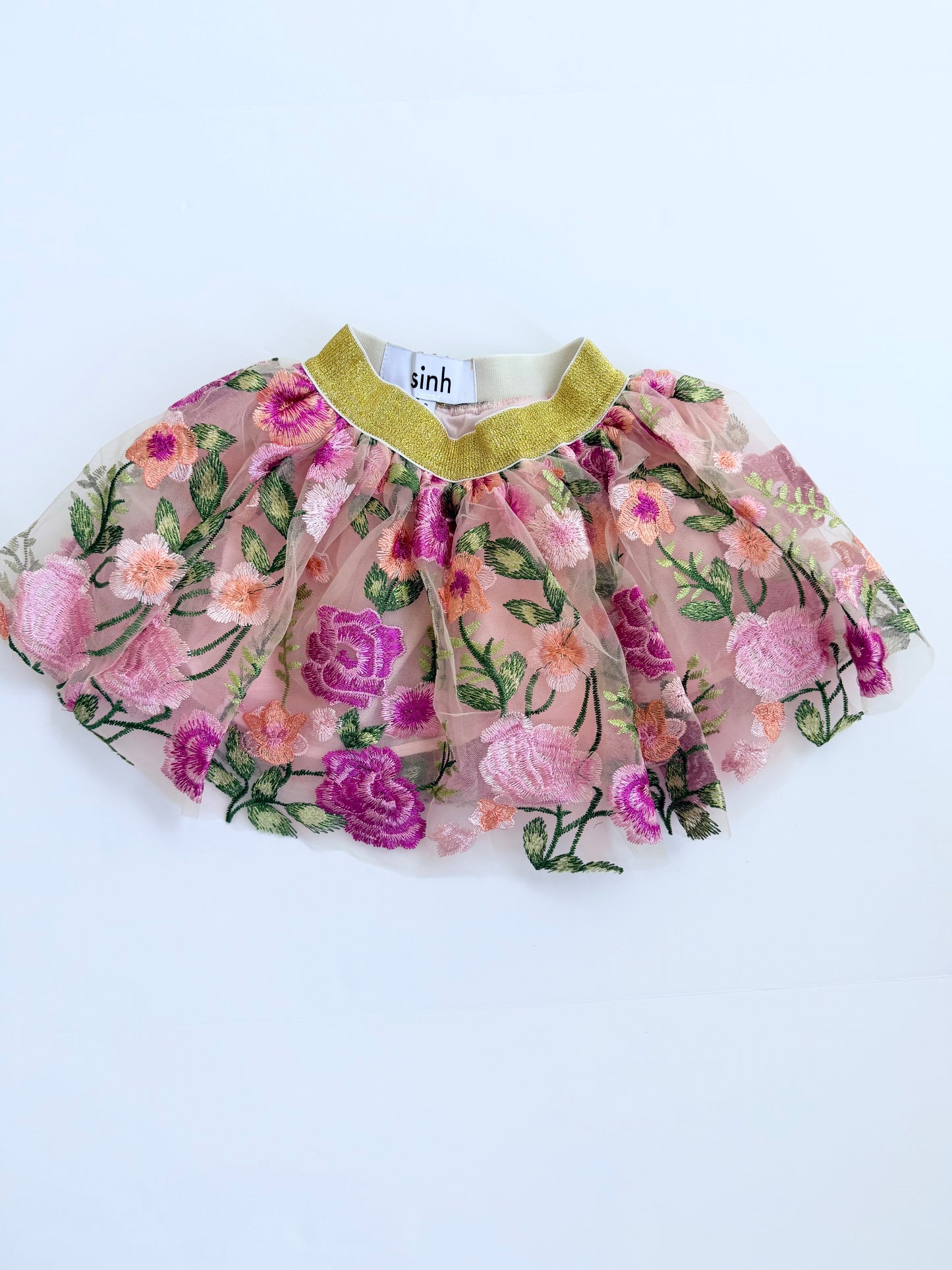 Embroidery Lace Tutu Skirt