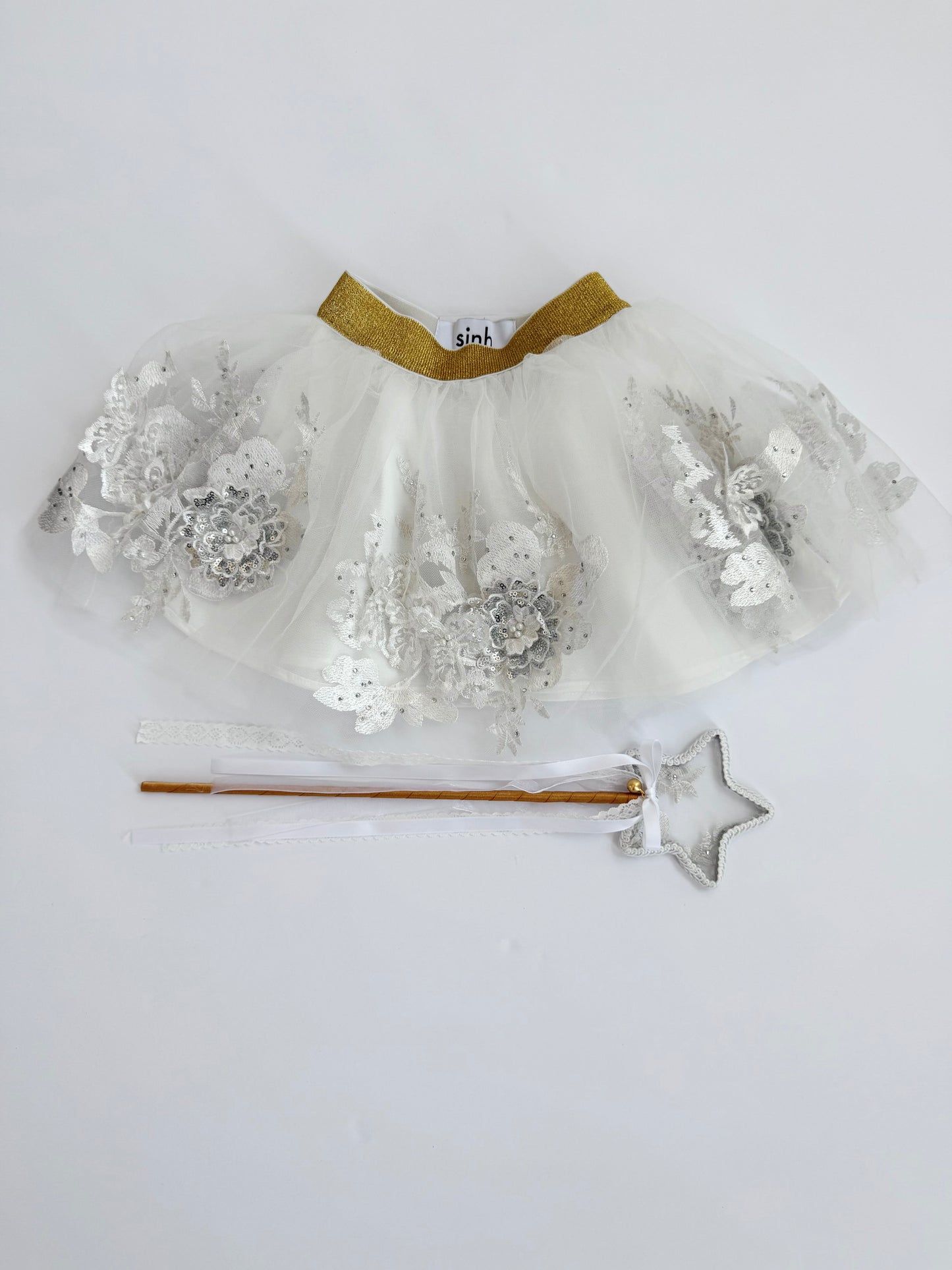Embroidery Lace Tutu Skirt