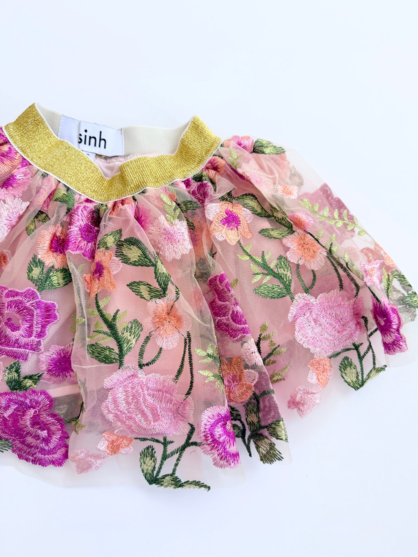 Embroidery Lace Tutu Skirt