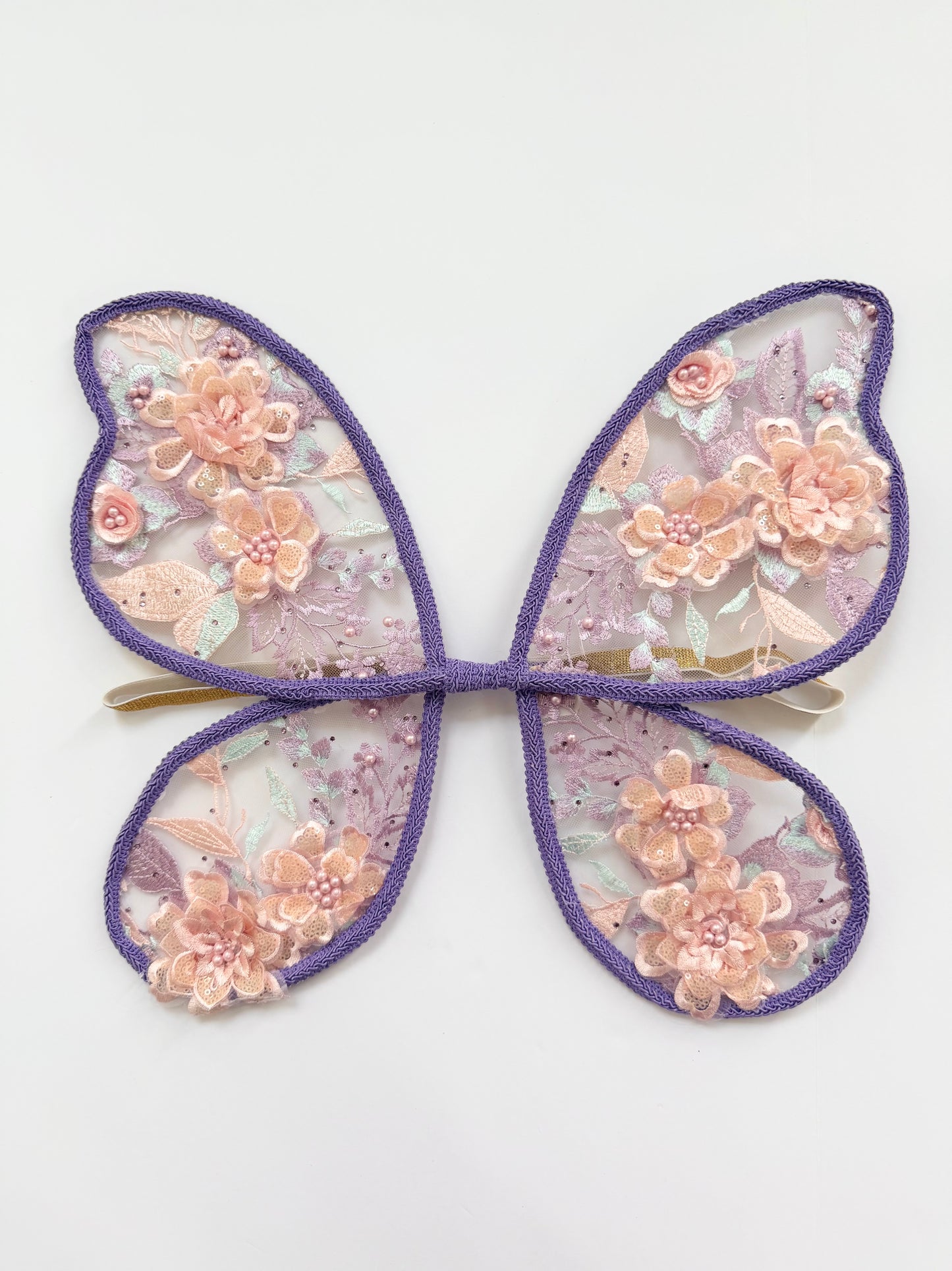 LED Embroidery Lace Fairy Wing and Wand Set