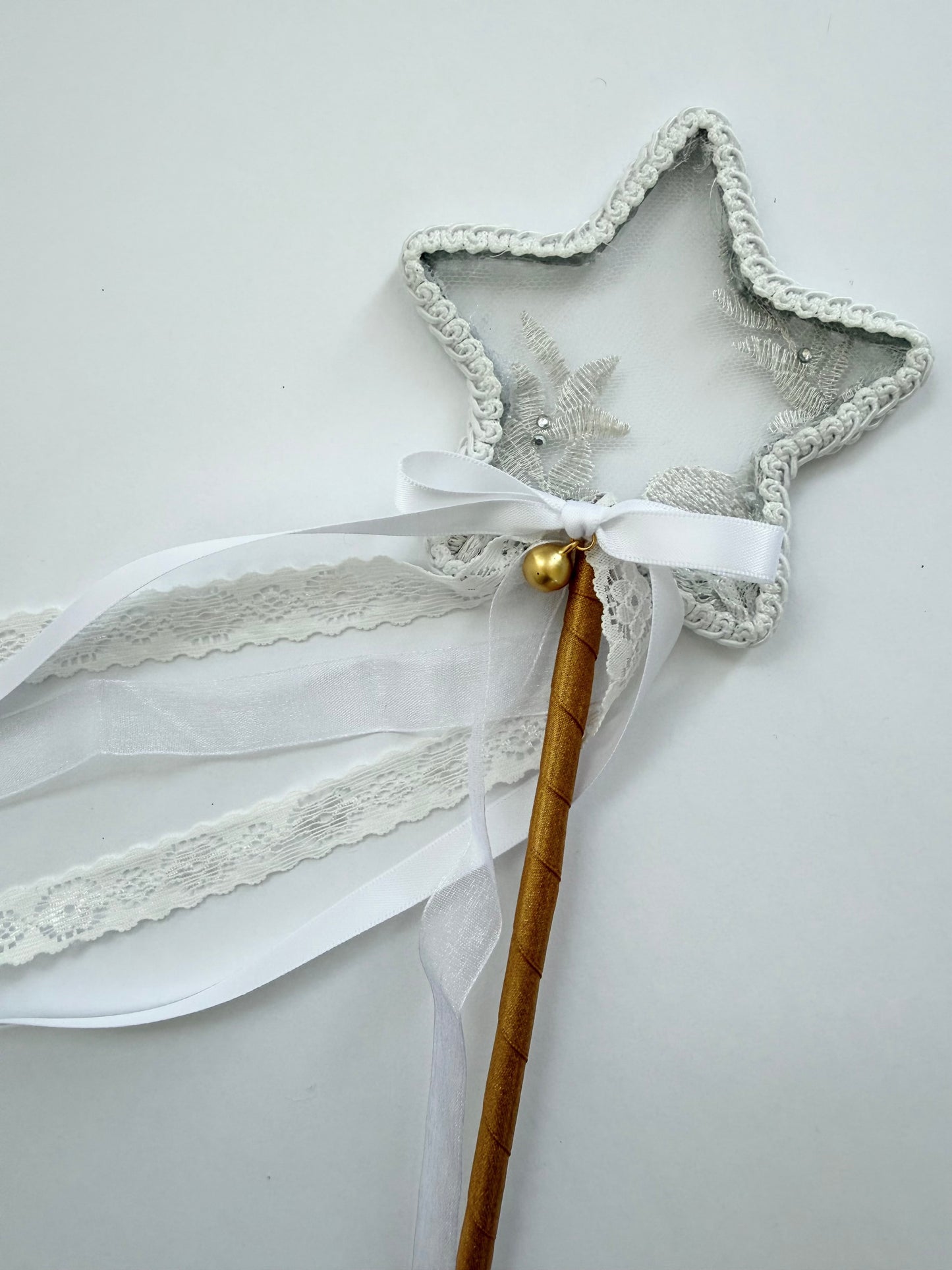 LED Embroidery Lace Fairy Wing, Wand, and Tutu Set