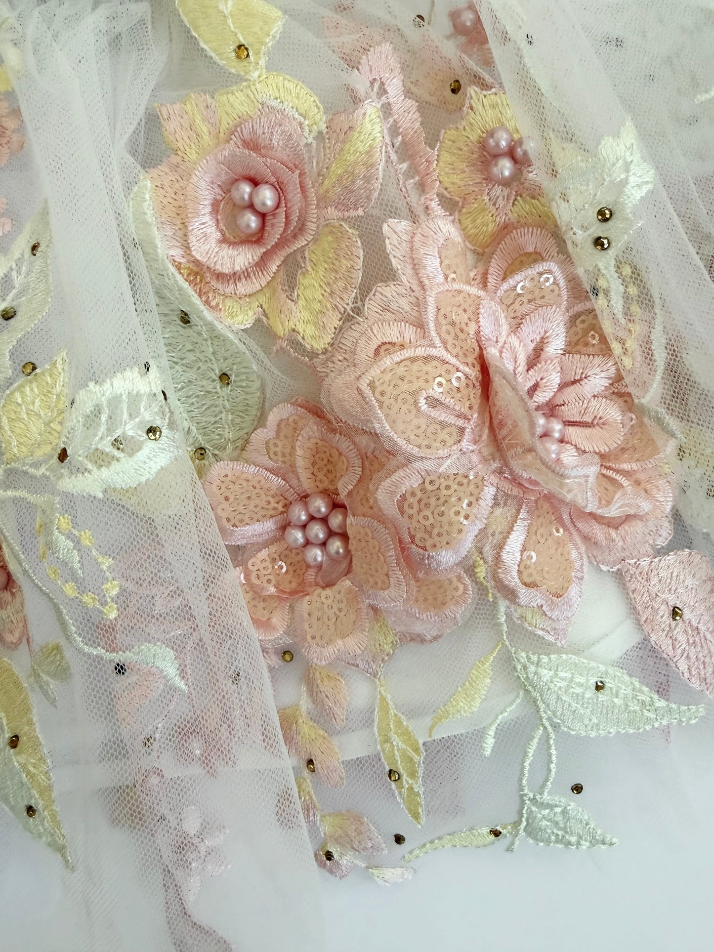 Embroidery Lace Tutu Skirt