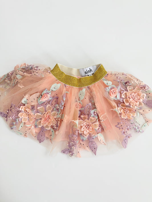 Embroidery Lace Tutu Skirt