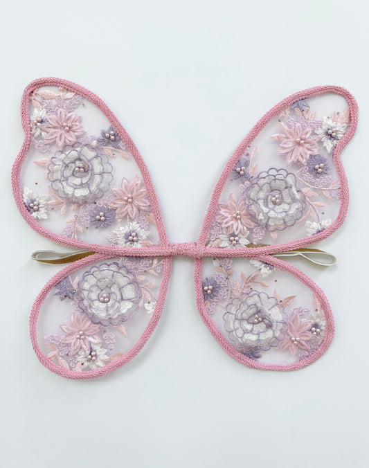 LED Embroidery Lace Fairy Wing and Wand Set