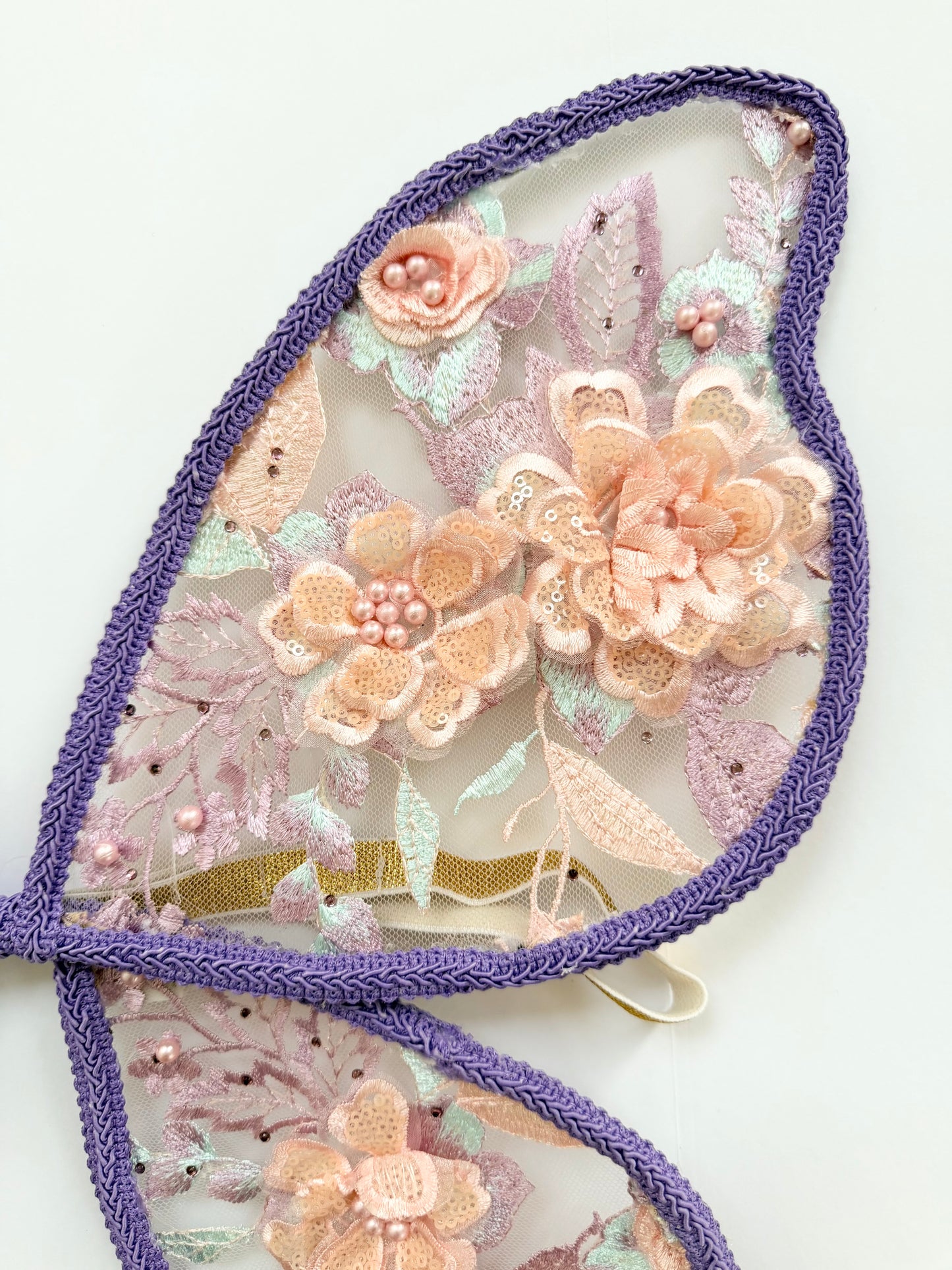 LED Embroidery Lace Fairy Wing and Wand Set