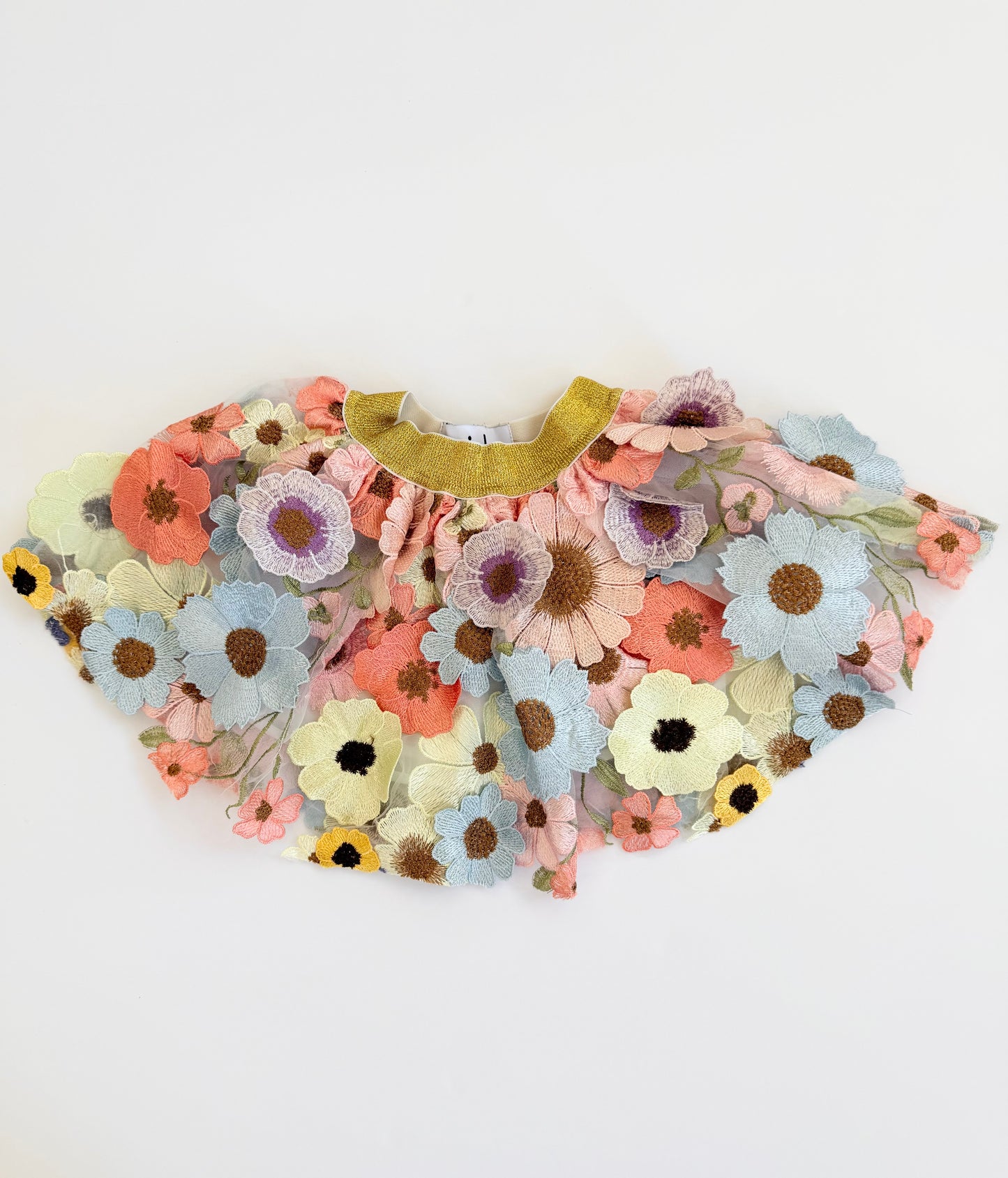 Embroidery Lace Tutu Skirt