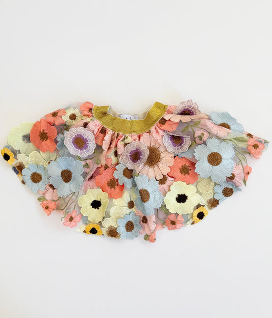 Embroidery Lace Tutu Skirt