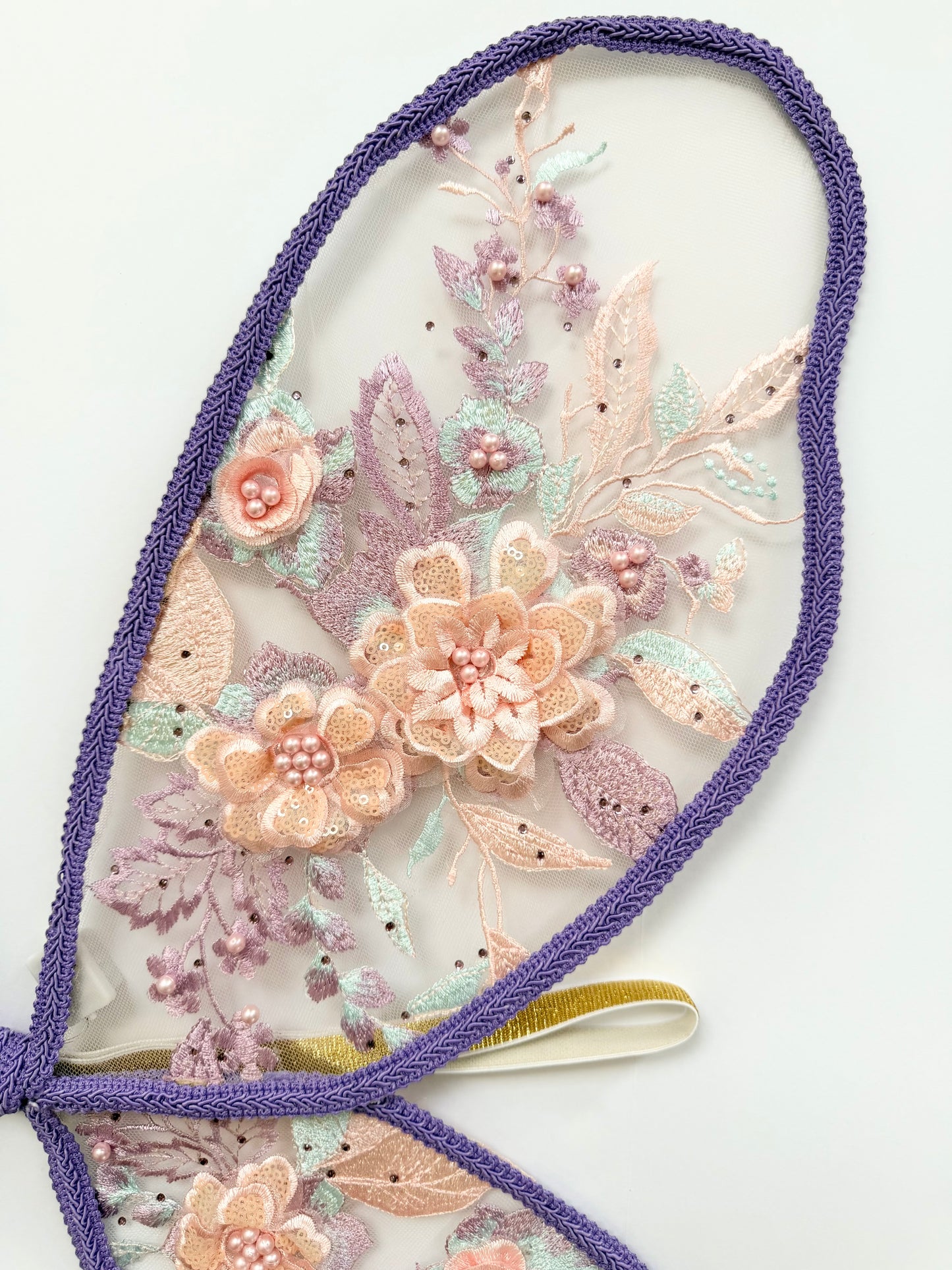 LED Embroidery Lace Fairy Wing and Wand Set