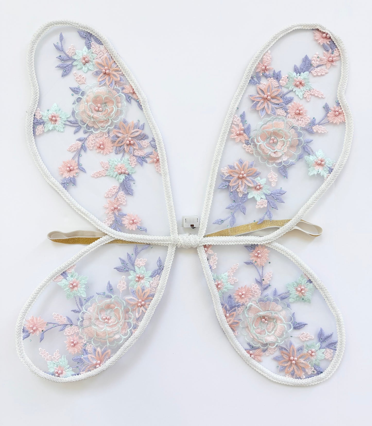 LED Embroidery Lace Fairy Wing and Wand Set