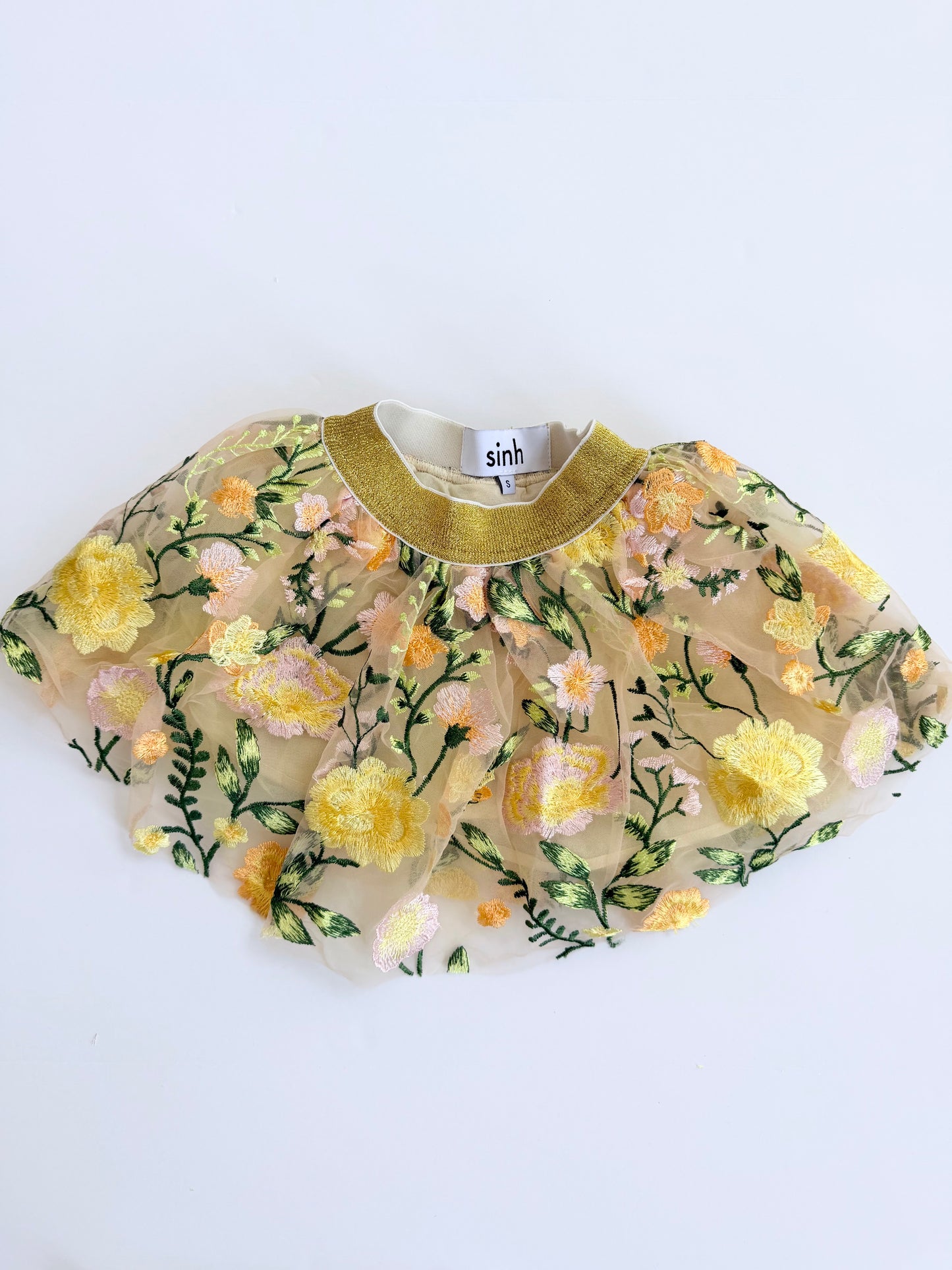 Embroidery Lace Tutu Skirt