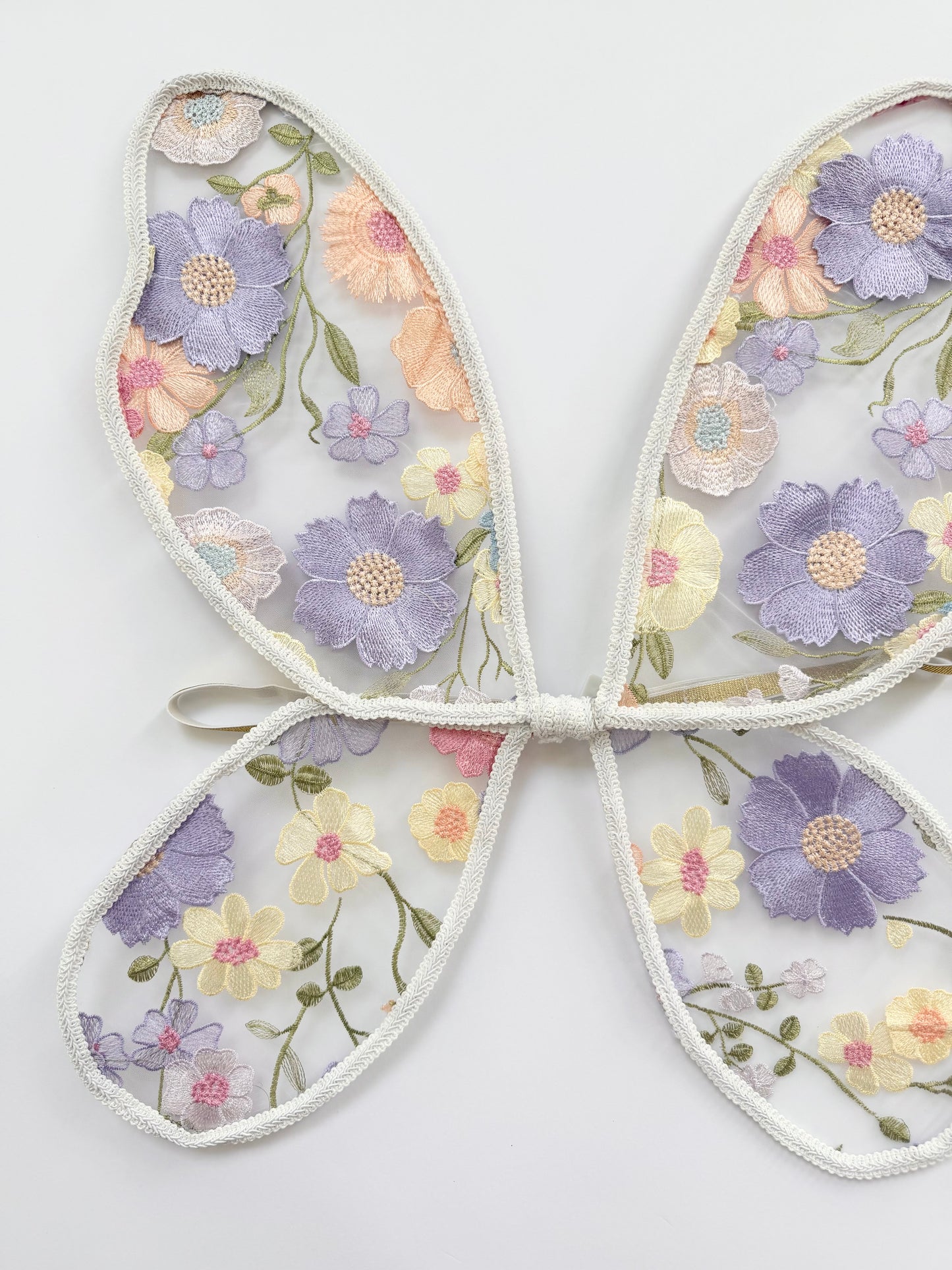 LED Embroidery Lace Fairy Wing, Wand, and Tutu Set