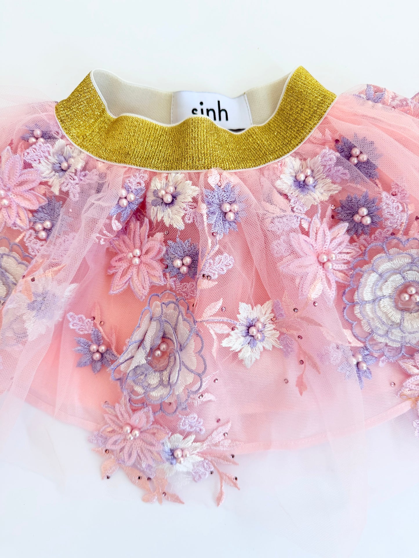 Embroidery Lace Tutu Skirt