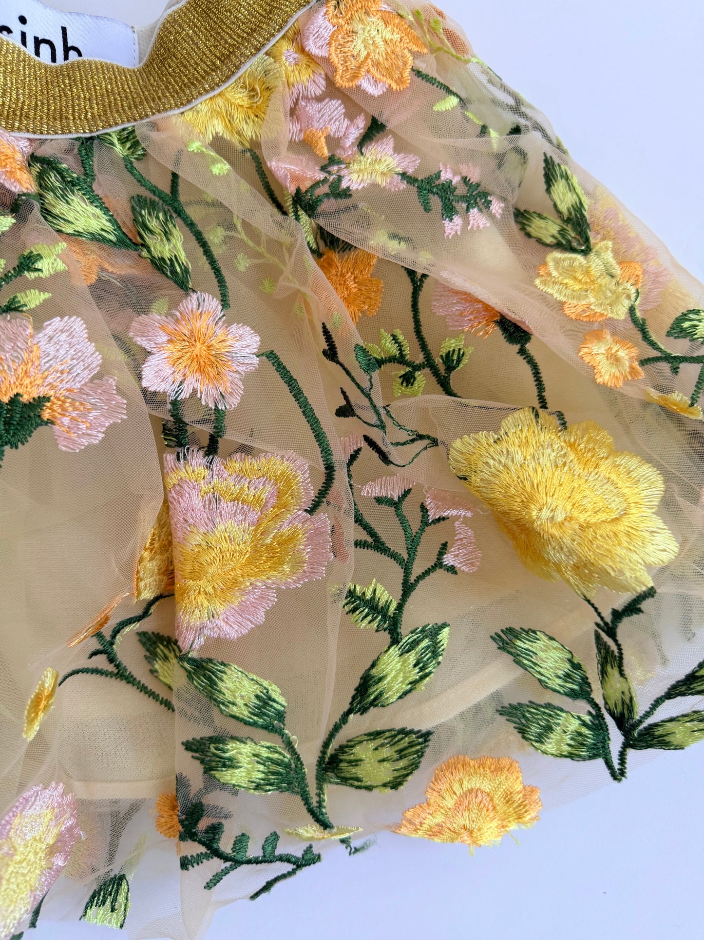 Embroidery Lace Tutu Skirt