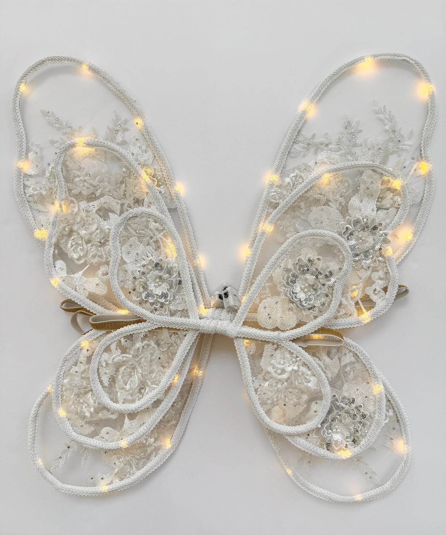 LED Embroidery Lace Fairy Wing and Wand Set