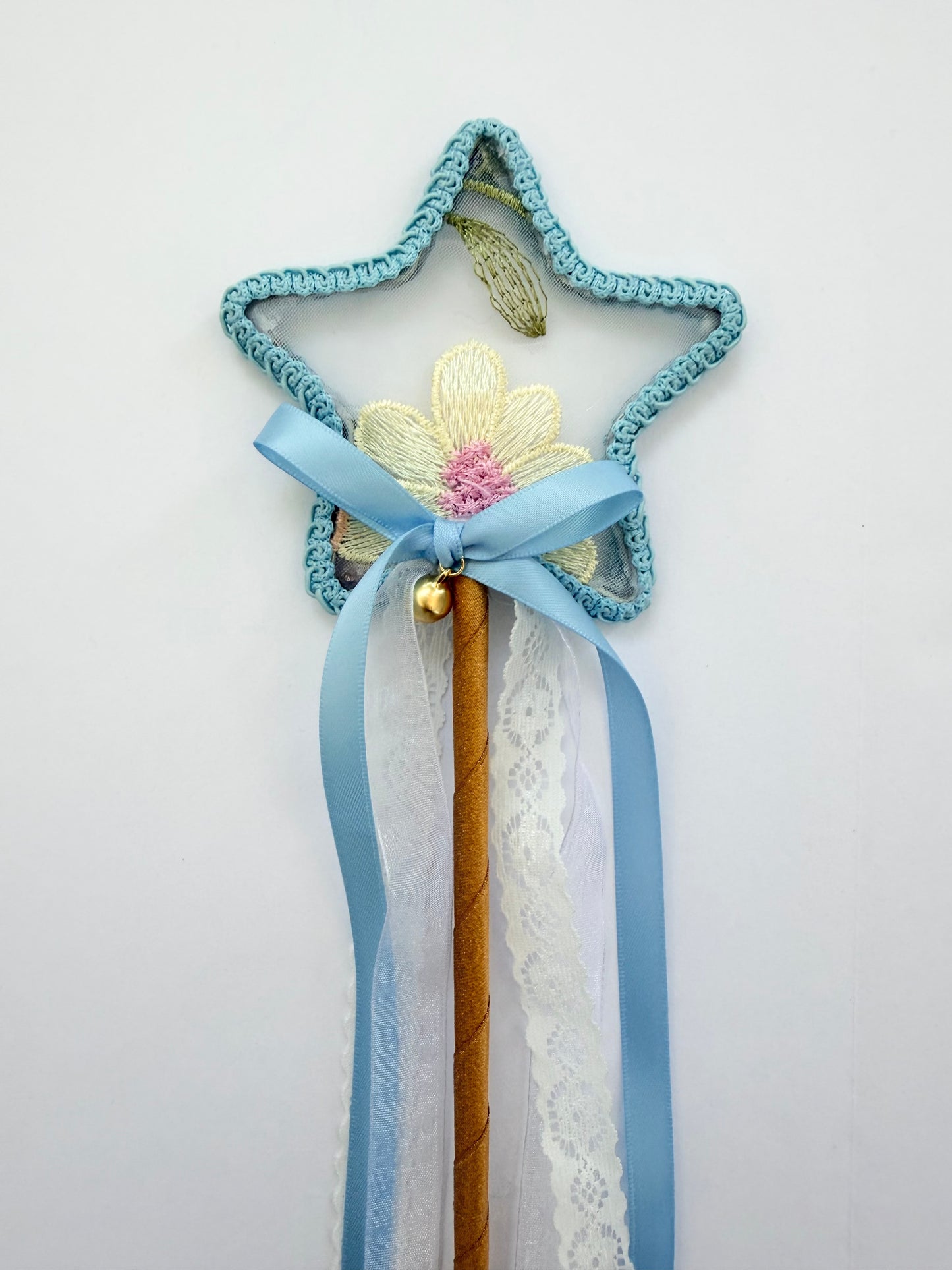 LED Embroidery Lace Fairy Wing, Wand, and Tutu Set