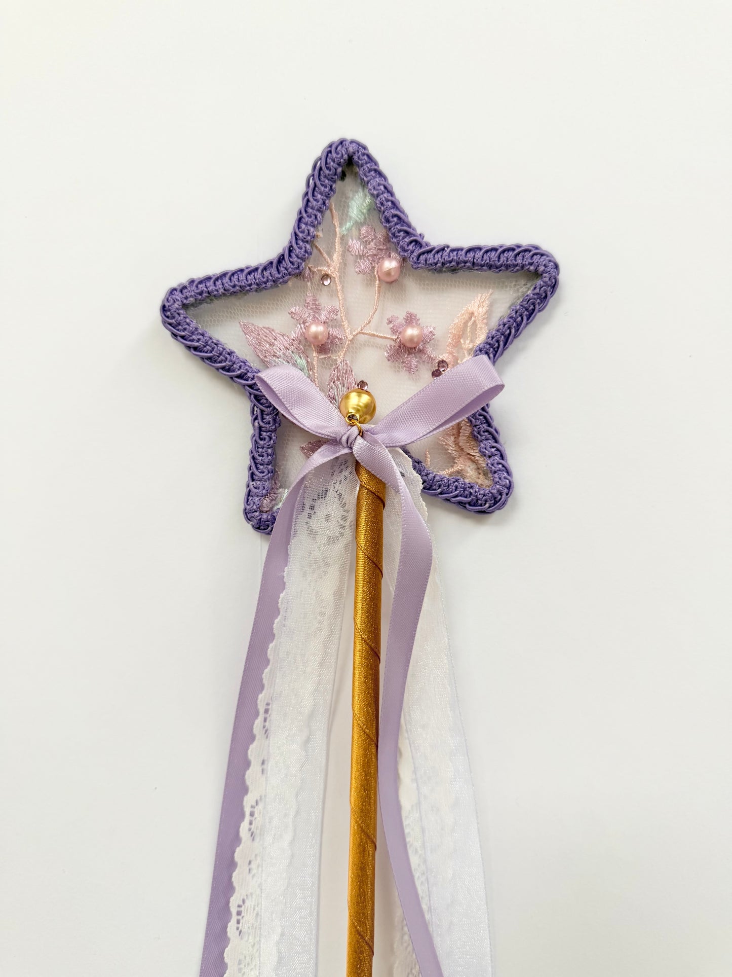 LED Embroidery Lace Fairy Wing, Wand, and Tutu Set