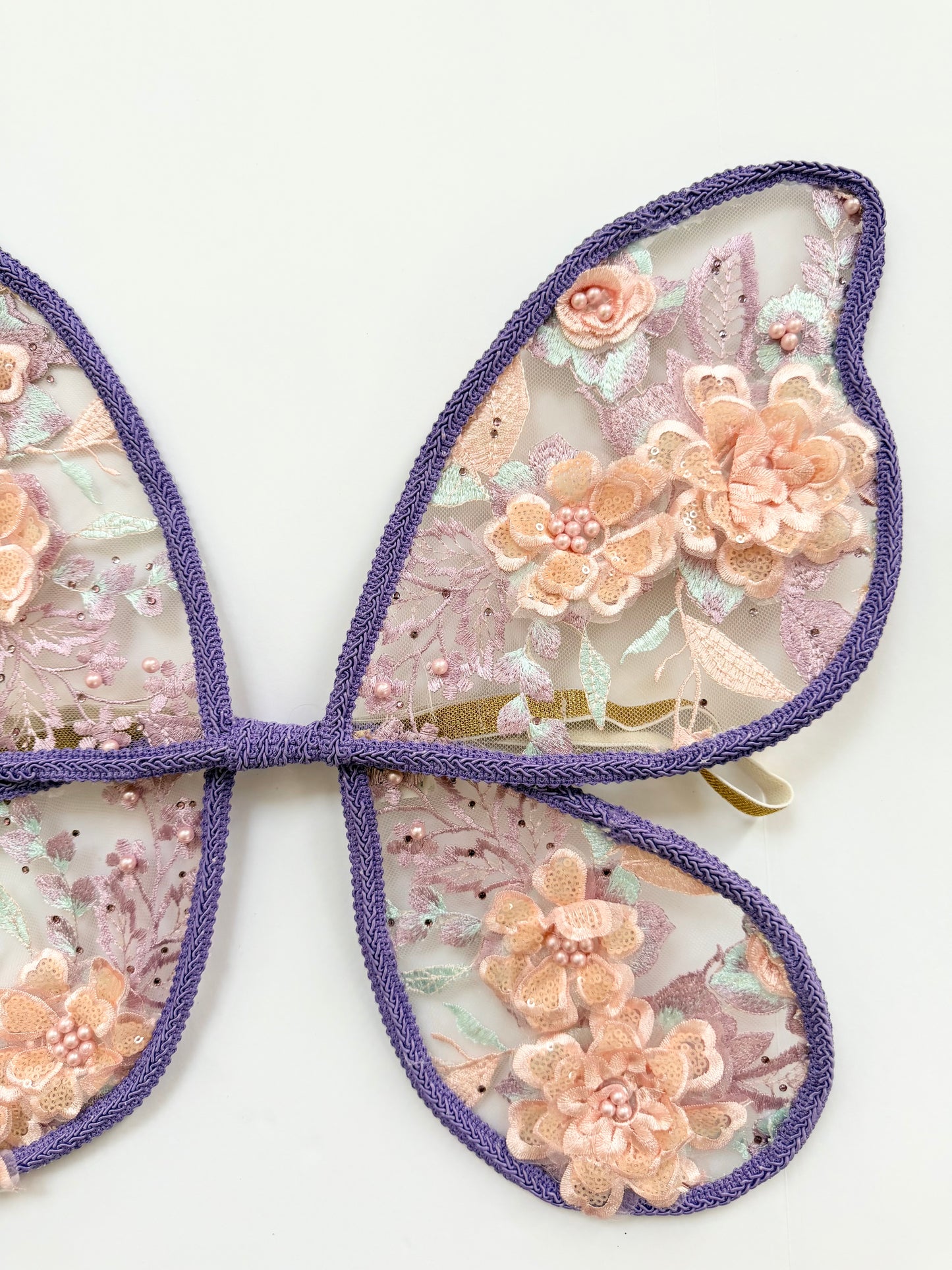 LED Embroidery Lace Fairy Wing and Wand Set