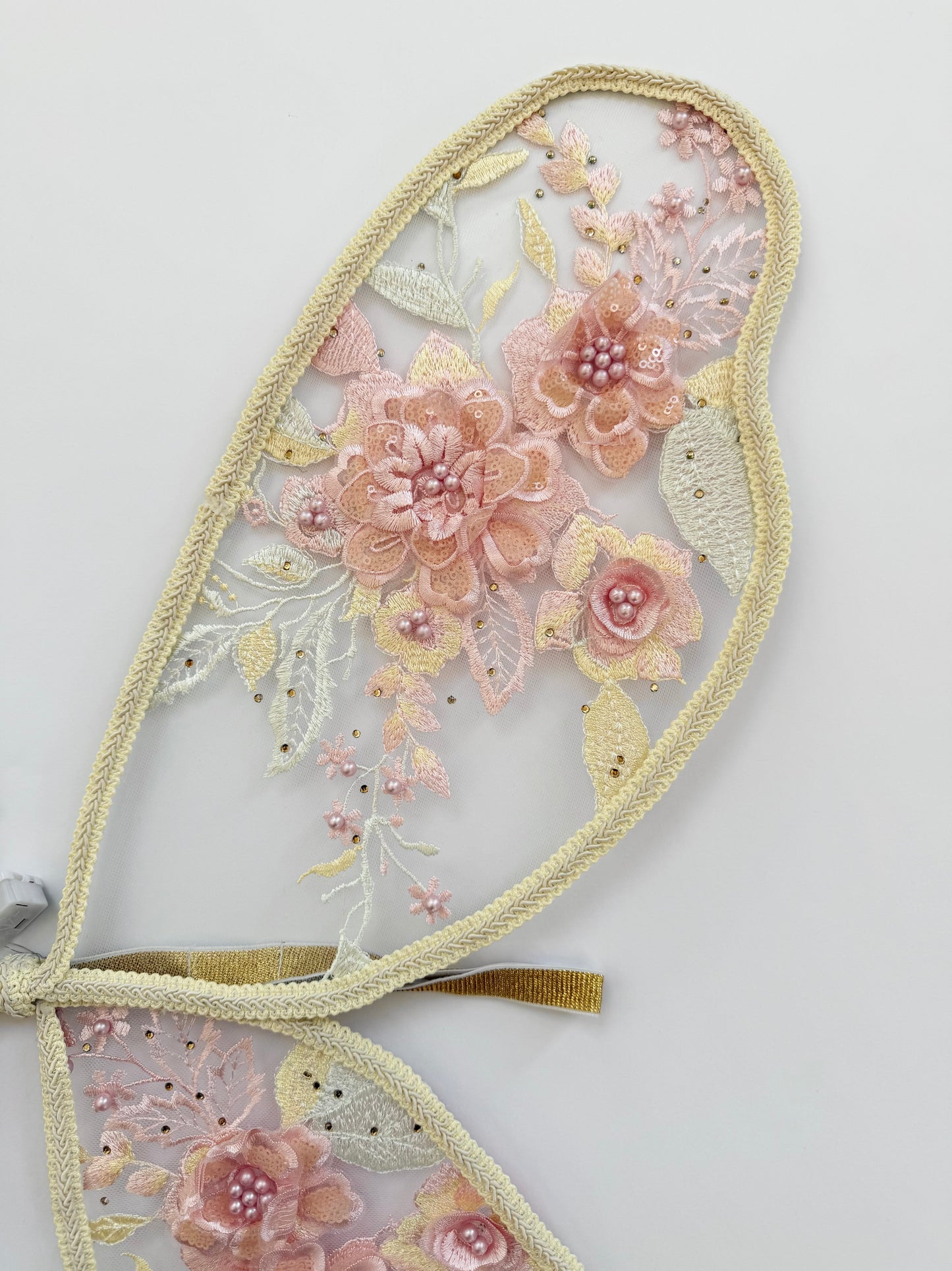 LED Embroidery Lace Fairy Wing and Wand Set