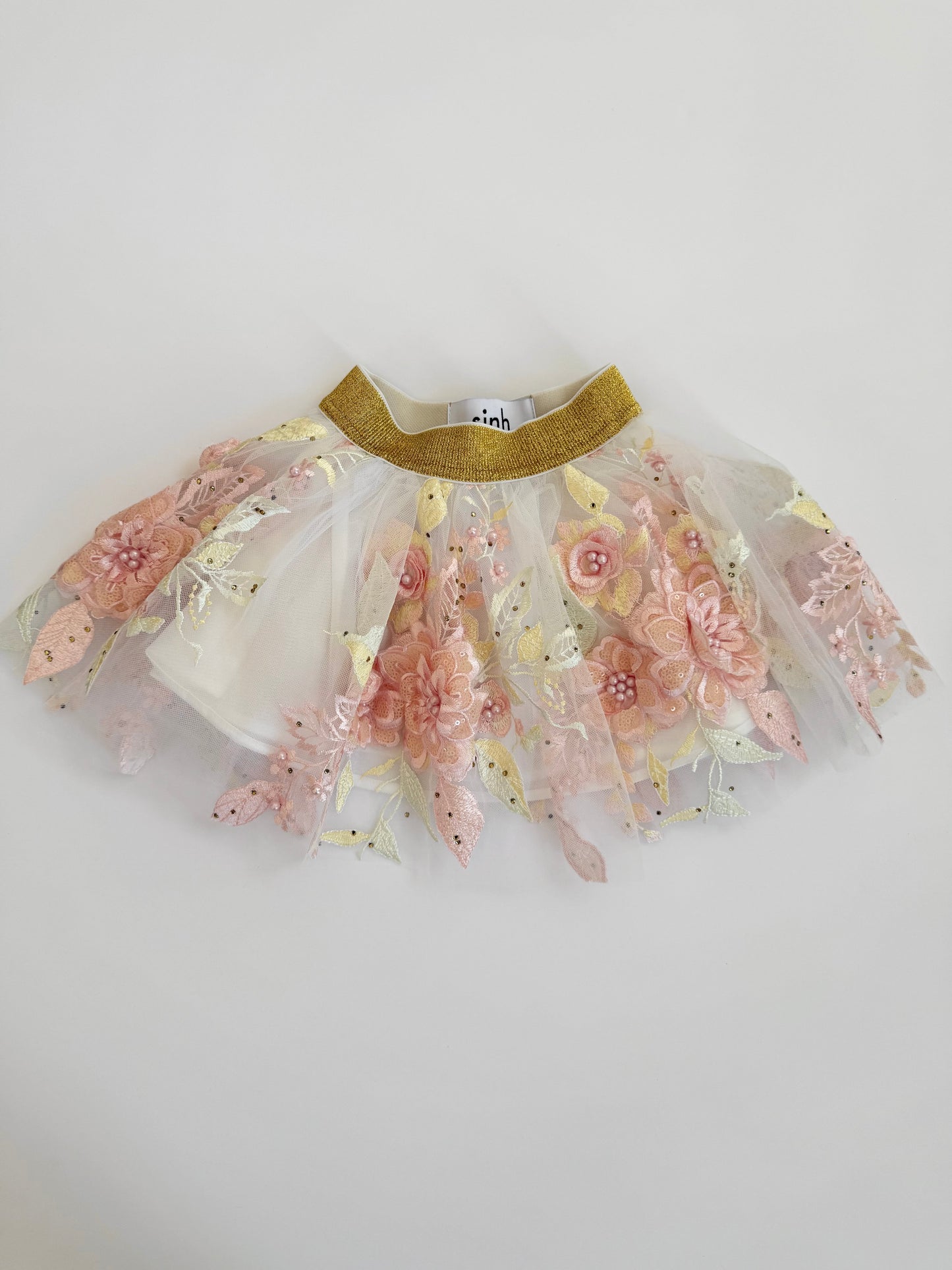 Embroidery Lace Tutu Skirt