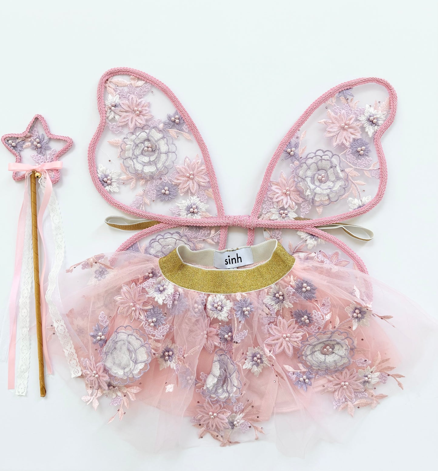 Embroidery Lace Tutu Skirt