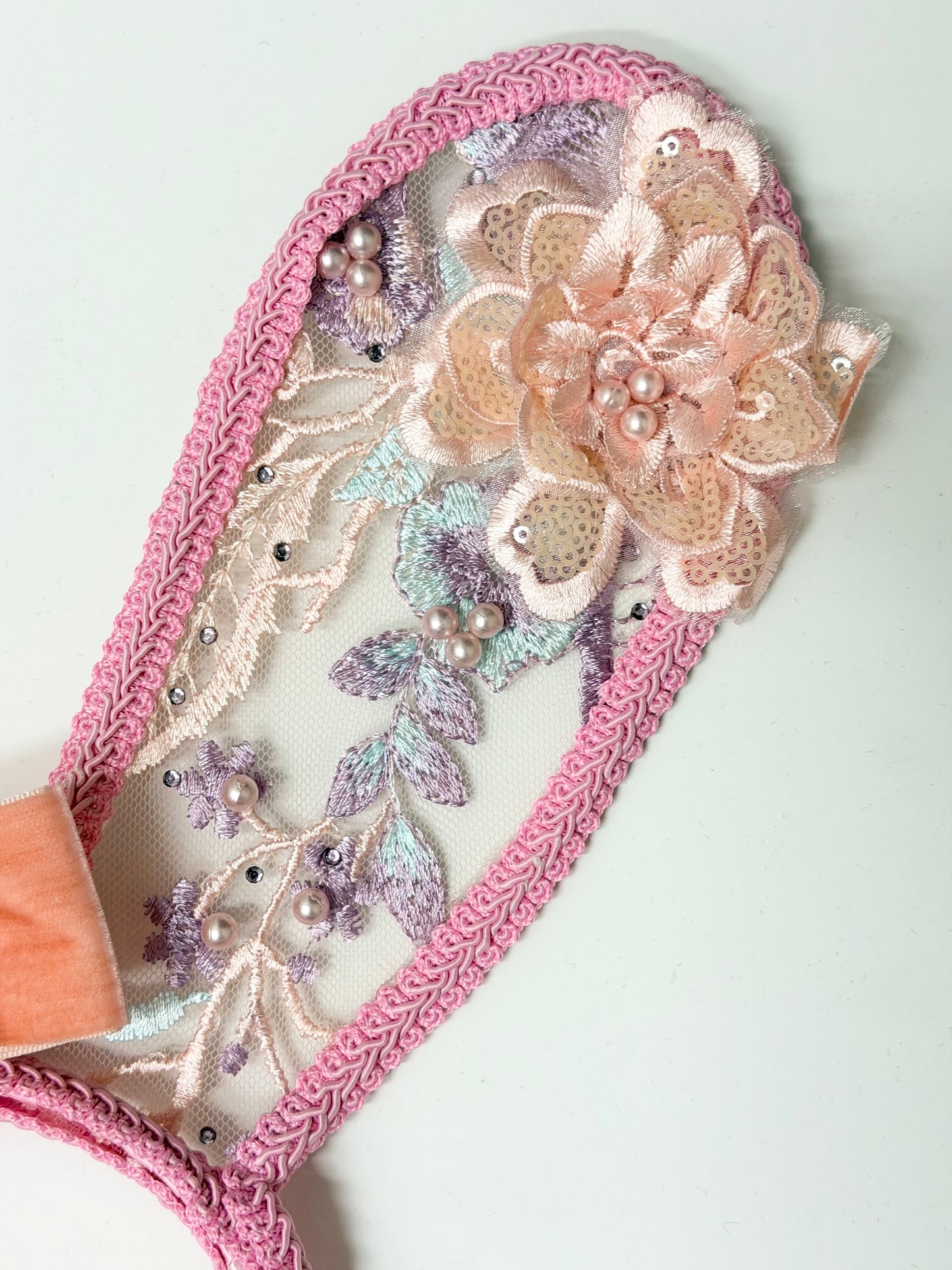 Embroidery Lace Bunny Ears Headband