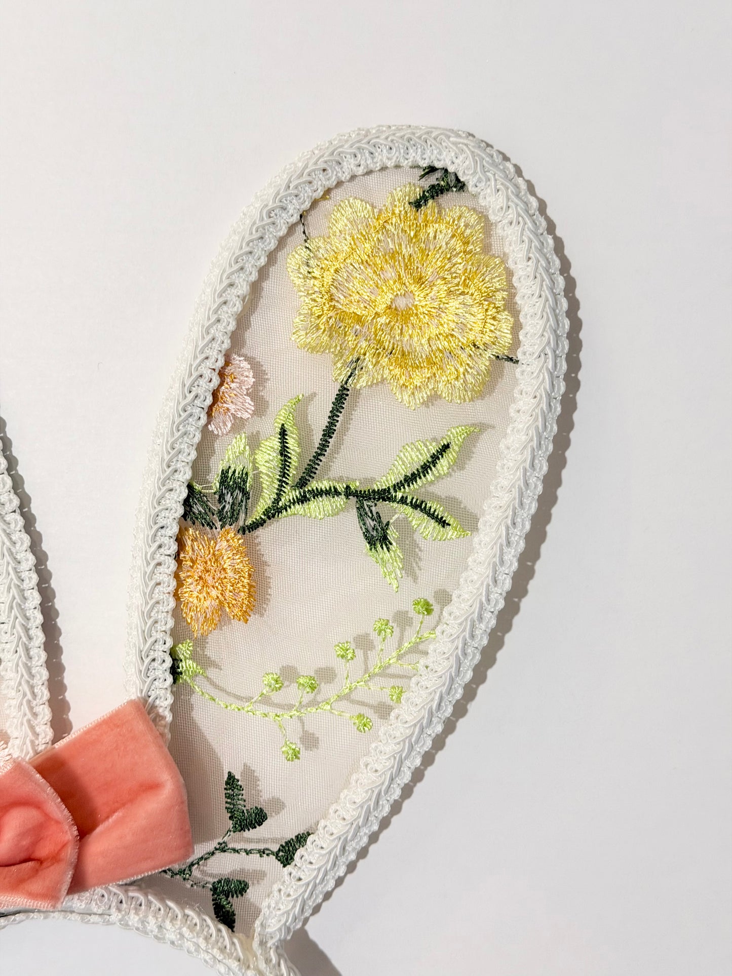 Embroidery Lace Bunny Ears Headband