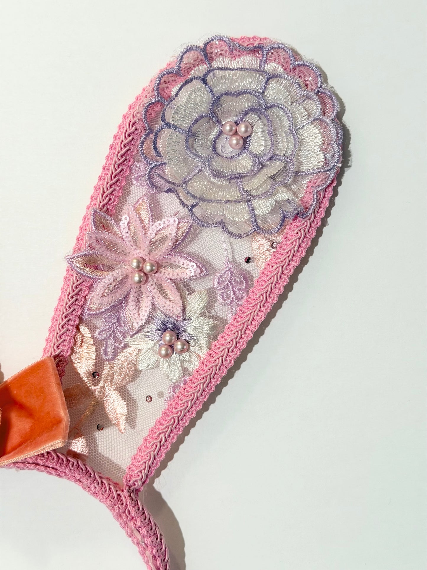 Embroidery Lace Bunny Ears Headband