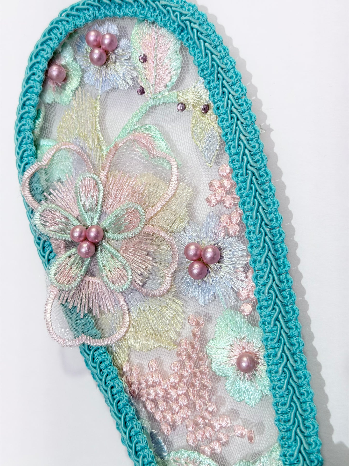 Embroidery Lace Bunny Ears Headband