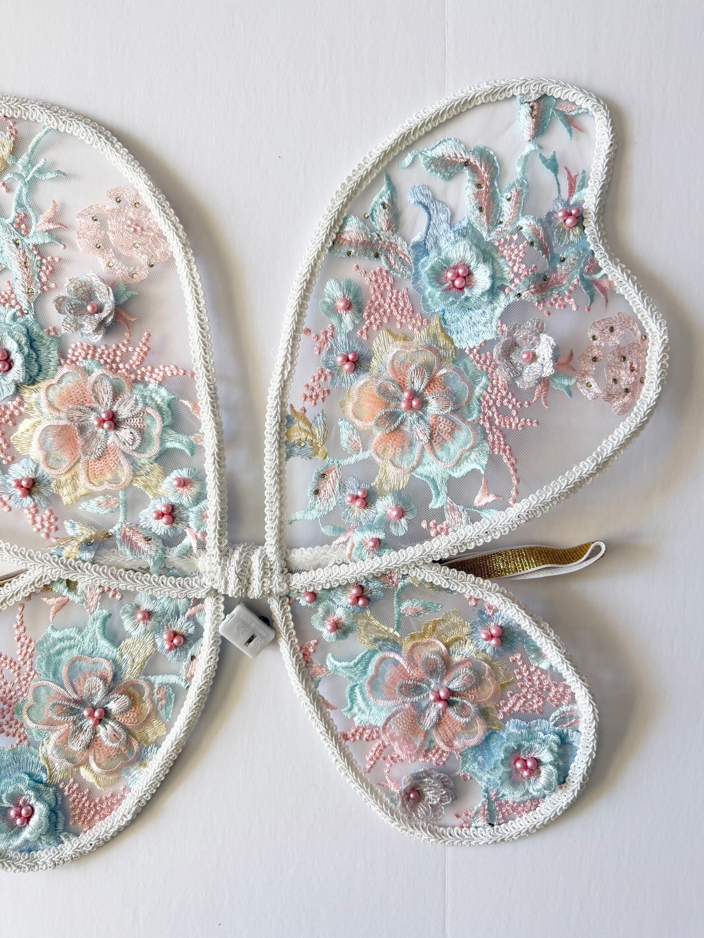 LED Embroidery Lace Fairy Wing and Wand Set