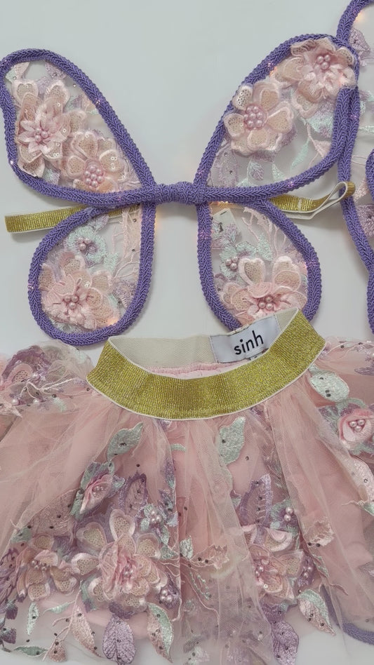 Embroidery Lace Tutu Skirt