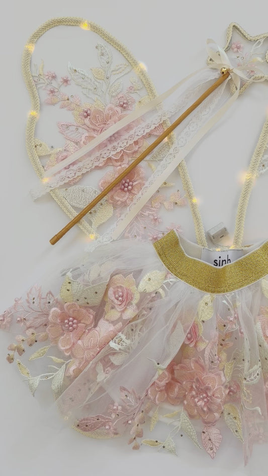 Embroidery Lace Tutu Skirt